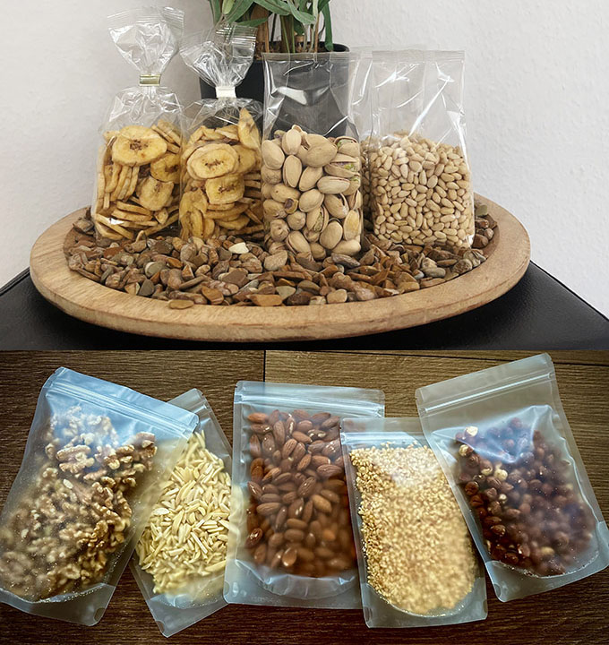 Doypack Schlauchbeutel Standbodenbeutel Faltschachtel